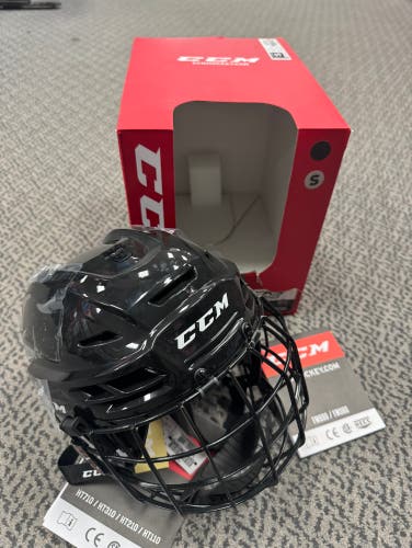 CCM Black Tacks 310 small helmet combo