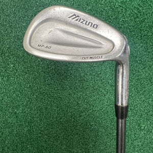 Mizuno MP-60 Single Pitching Wedge PW Men's Right Hand Stiff Flex Graphite Shaft