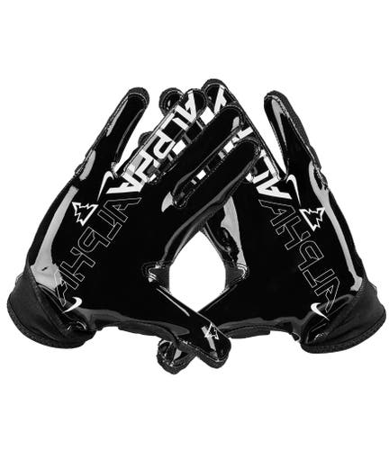 Nike Alpha Superbad 6.0 Men's Size Medium Padded Football Gloves Black *NEW*
