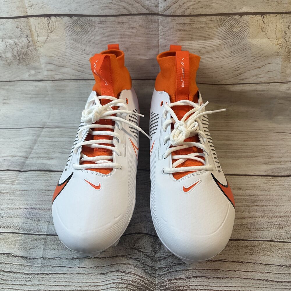 Nike Mens Vapor Speed 2 Football Cleats Orange White Size 15 Brand New Men main image 4