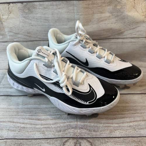 Size 8 Men's Nike Alpha Huarache Elite 4 Low  Baseball Cleats FD2745-101