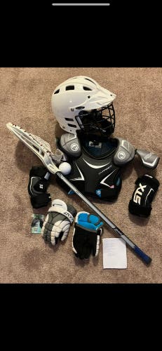 Lacrosse equipment youth small/xs meets NOCSAE