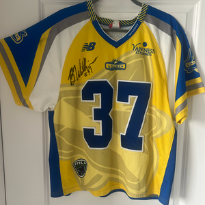 MLL Florida Launch Game Worn and Signed Ben Williams #37 Jersey