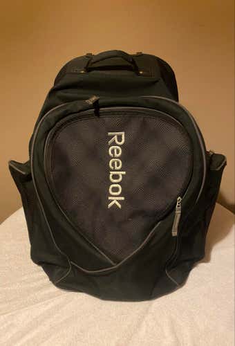 Reebok 10k Wheeled Backpack Hockey Bag, Size Senior