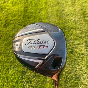 Used Men's Titleist Right Handed Stiff Flex 9.5 Loft 910 D3 Driver