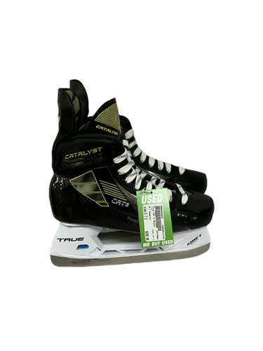 Used True Cat 9 Senior Ice Hockey Skates Size 7.5