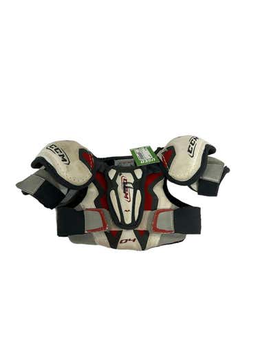 Used Ccm 04 Youth Sm Hockey Shoulder Pads