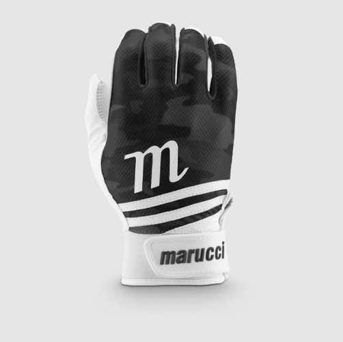 New Marucci Crux Batting Gloves Black Youth Small