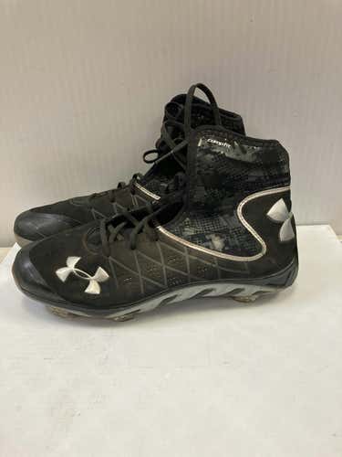 Used Under Armour Compfit Metal Studs Senior 11.5 Baseball And Softball Cleats