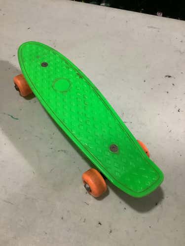 Used Green Orange Wheels Penny Board Regular Complete Skateboards