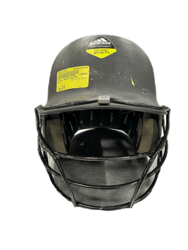 Used Adidas Black Helmet S M Baseball And Softball Helmets