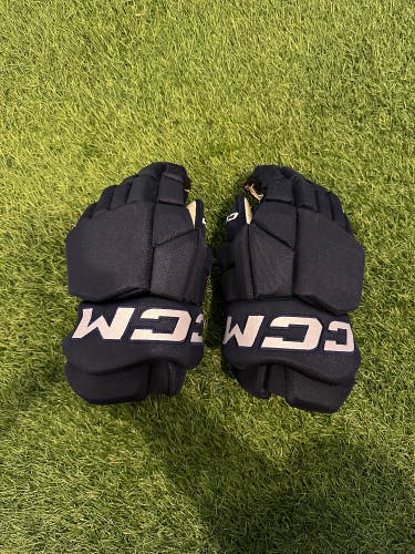 Navy CCM HGTKPP Pro Stock Gloves Colorado Avalanche Team Issued 14”