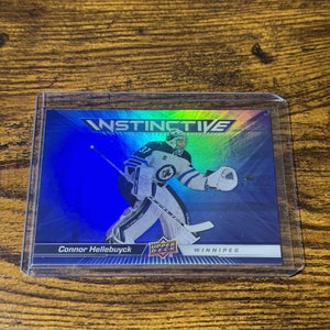 Connor Hellebuyck Winnipeg Jets 2023-24 NHL Upper Deck Instinctive Insert #IN-3