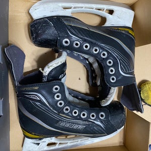 Used Youth Bauer Regular Width  13 Supreme One60 Hockey Skates