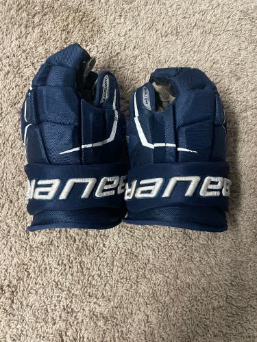 Used Navy Bauer 14" Supreme 3S Pro Gloves