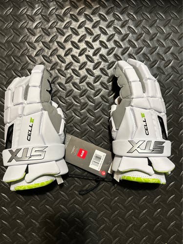 STX Cell VI Lacrosse Gloves (Large) New! -