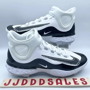 Nike Alpha Huarache Elite 4 Mid Baseball Cleats White Tint FD2744-101 Men’s Size 13