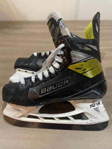Used Senior Bauer Regular Width  7 Supreme 3S Hockey Skates