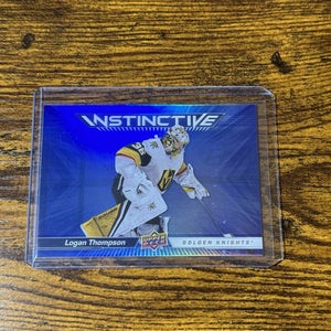 Logan Thompson Vegas Golden Knights 2023-24 Upper Deck Instinctive Insert #IN-27
