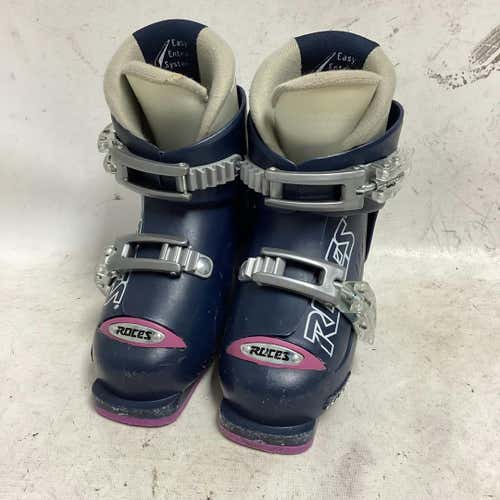 Used Roces 6 In 1 160-185 160 Mp - Y09 Girls' Downhill Ski Boots