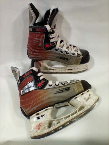 Used Bauer Xxx Ice Skates 2 Ice Hockey Skates