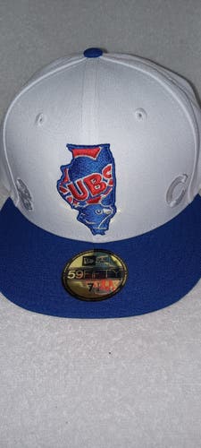 Chicago Cubs New era state Fitted Hat 7 1/4