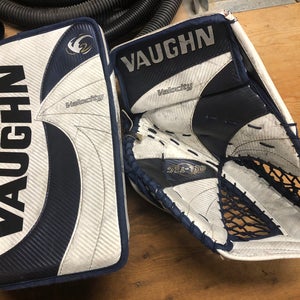 Used  Vaughn Regular Velocity V2 Glove & Blocker