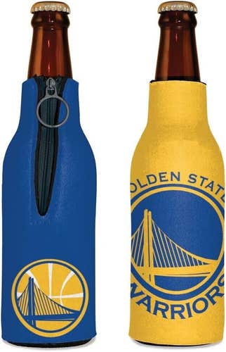 Golden State Warriors NBA 12oz Bottle Cooler - Two Sided Design
