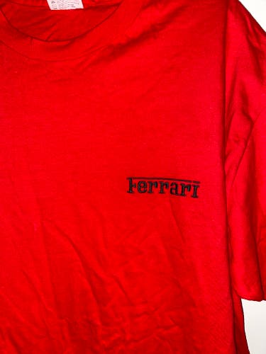 Red New shirt by Ferrari