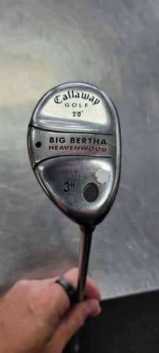 Used Callaway Big Bertha Heavenwood 2 3 Hybrid Regular Flex Graphite Shaft Hybrid Clubs