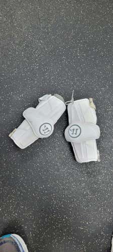 Used Warrior Burn Pro Lg Lacrosse Arm Pads And Guards