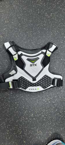 Used Stx Cell V Nocsae Approved Lg Lacrosse Shoulder Pads