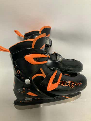 Used Nitor Lake Placid Adjustable Ice Hockey Skates