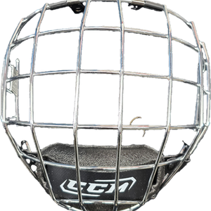 New Chrome CCM FM480 Facemask Full Cage 3 Small 6 Medium