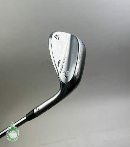 Used RH TaylorMade Milled Grind 3 TW Wedge 60*-11 KBS 610 Stiff Steel Golf Club