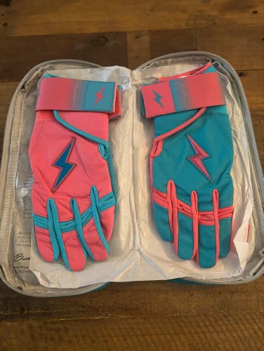Bruce Bolt Max Clark Long Cuff Batting Gloves (Adult Large)