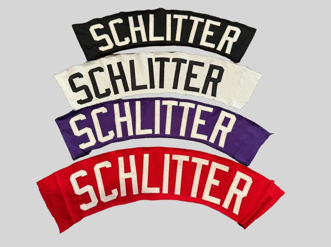 MLB Brian Schlitter Albuquerque Isotopes / Colorado Rockies Team Issued Jersey Nameplate