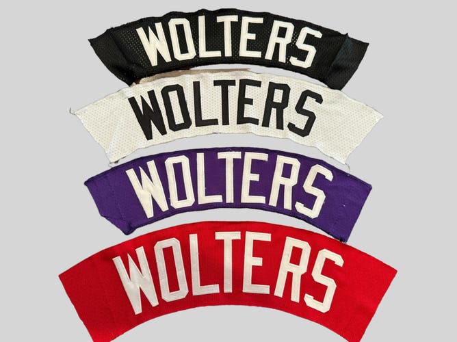 MLB Tony Wolters Albuquerque Isotopes / Colorado Rockies Team Issued Jersey Nameplate