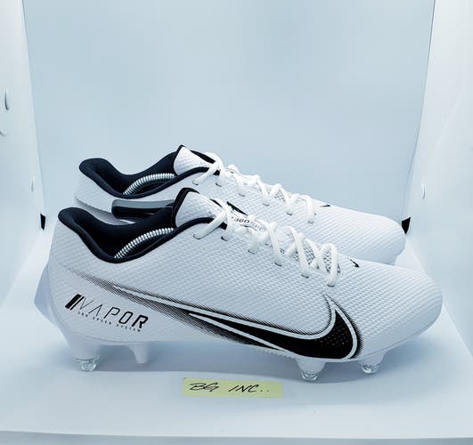 Nike Vapor Edge 360 Football Cleats Men's Size 13 WIDE White / Black DO1145-100