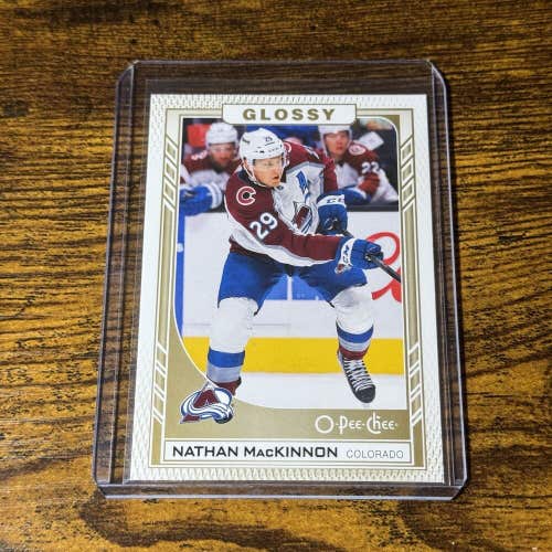 Nathan MacKinnon Colorado Avalanche 2023-24 NHL Upper Deck OPC Gold Glossy #R-36