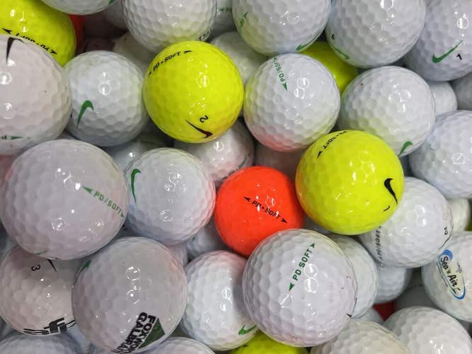 24 Near Mint AAAA Nike PD Soft Golf Balls......color included