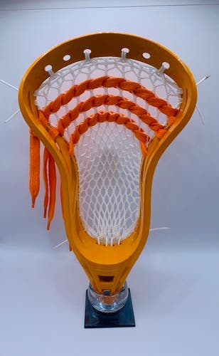 New Box Strung Far North Lacrosse Sunshine Orange "Vipr1" Head