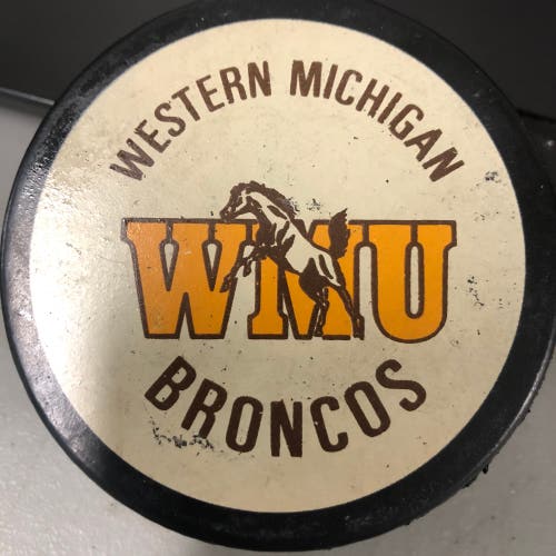Western Michigan Broncos puck