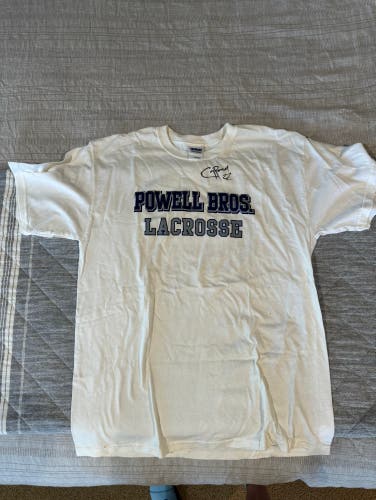 Signed Powell brothers lacrosse shirt