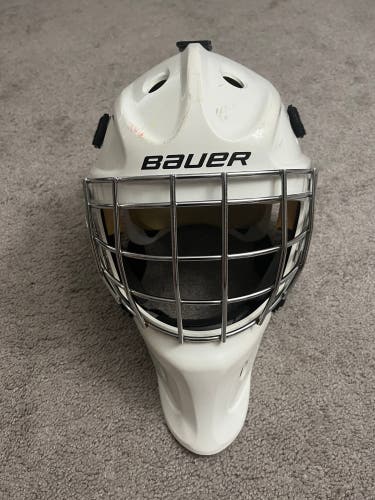 Used Senior Bauer NME3 goalie mask