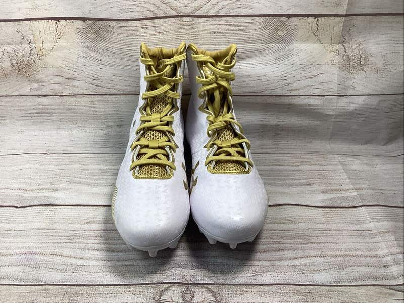 Under Armour Highlight Molded Women's Lacrosse Cleats White Gold