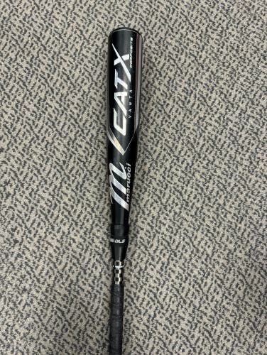 Used Marucci Cat X Vanta Composite 29” 19 once USSSA -10 bat