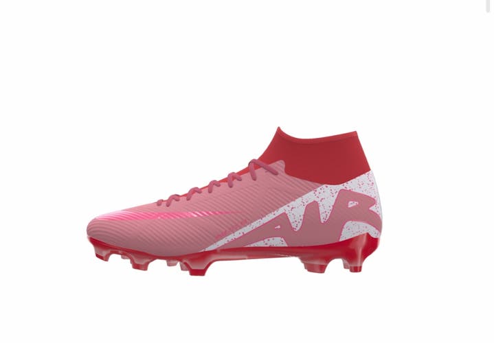 Red New Women's Nike Molded Cleats Mercurial Superfly Cleats
