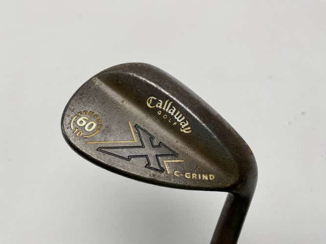 Callaway X Forged Vintage 60* 10 C-Grind True Temper Dynamic Gold Wedge Steel RH