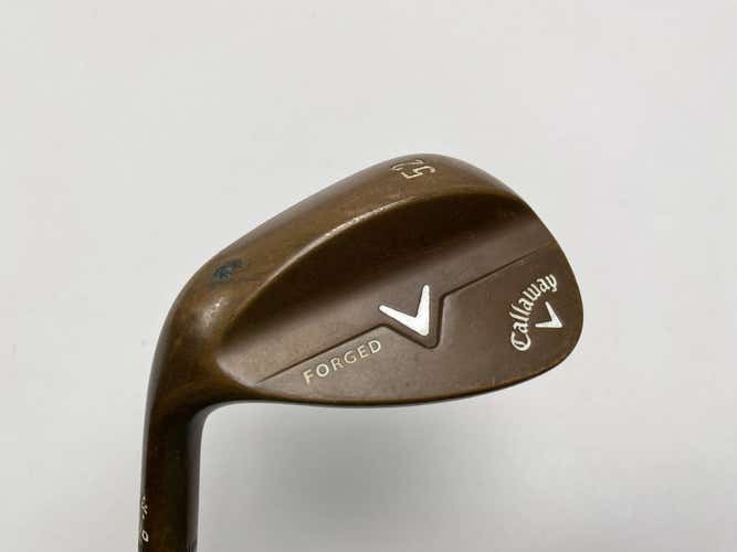 Callaway 2012 Forged Copper Gap Wedge 52* 10 Bounce Wedge Steel Mens LH